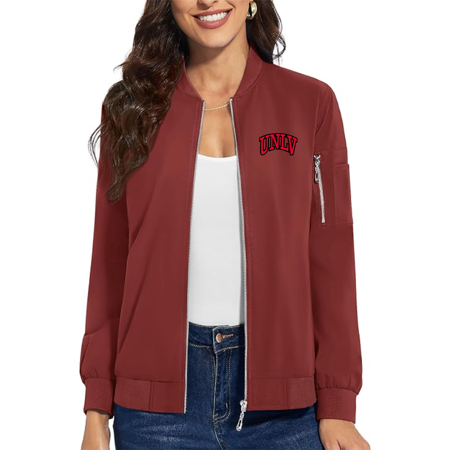 Women's  UNLV Rebels  Premium Bomber Jacket Outerwear